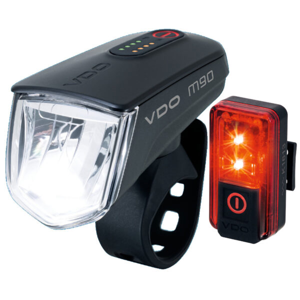 VDO LED Akku Beleuchtung Set ECO LIGHT M 90 | RED