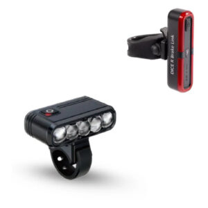 Batteriescheinwerferset LUNIVO "DICE 50 Flex+DICE