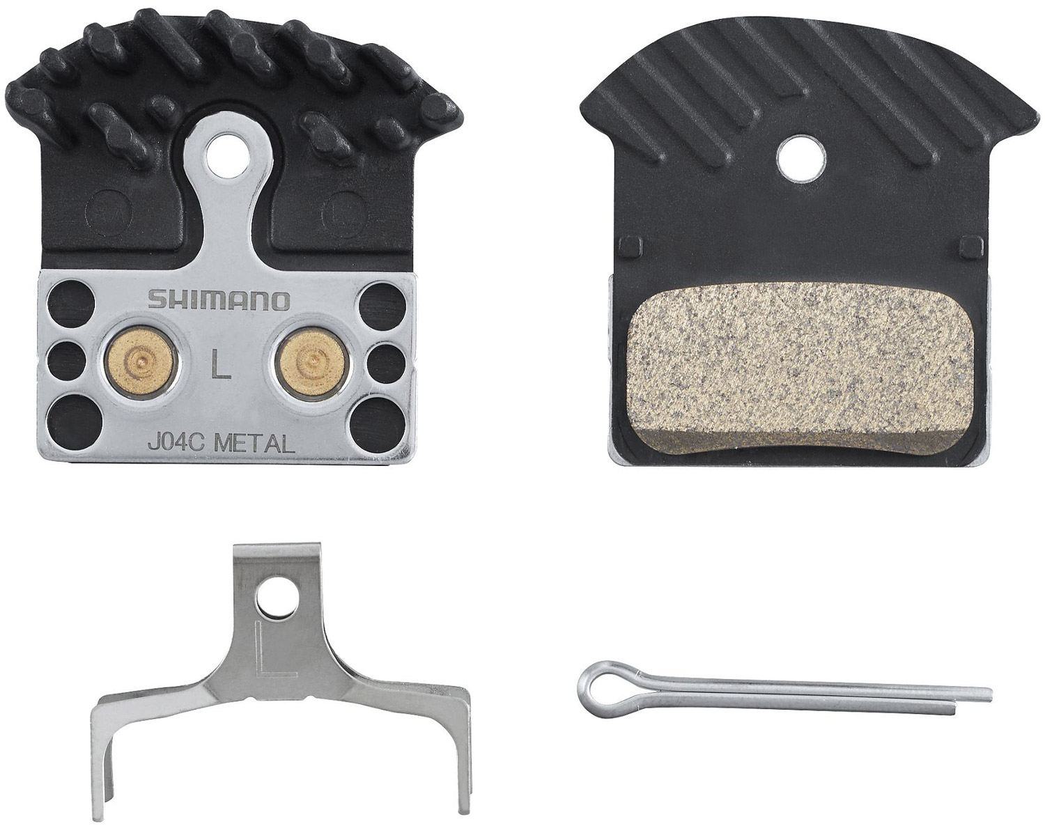 Scheibenbremsbeläge Shimano J04C – Bild 2
